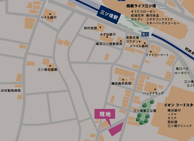 「周辺案内」のページのビジュアル